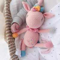 Baby Girl Pink Unicorn Gift Set