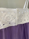 Summer Dress | White Purple